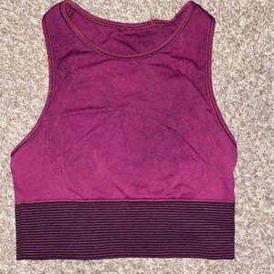 Lululemon Ebb to Street high neck long line bra